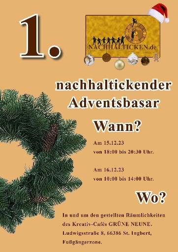 Nachhaltickender Adventsbasar